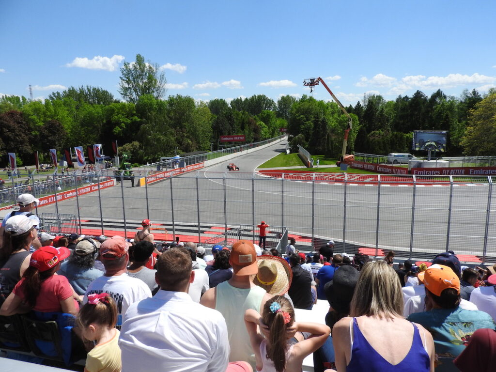 View from Family Grandstand 33 at Canadian Grand Prix