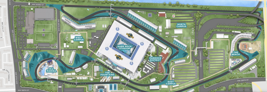 Miami GP moving paddock inside Hard Rock Stadium for 2023 weekend