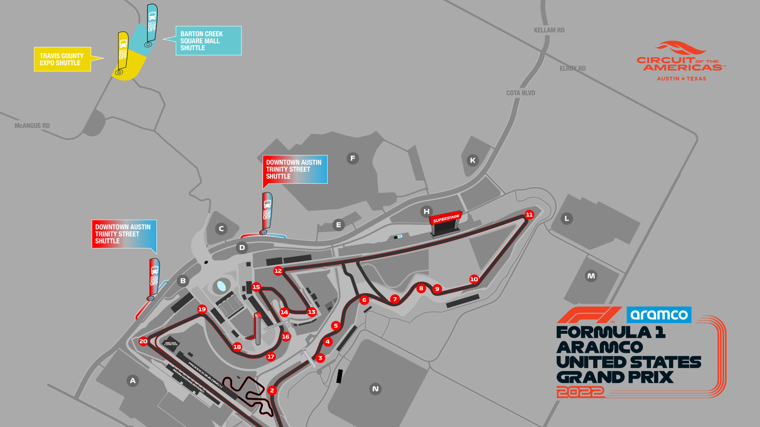 How to Get to COTA 2024 United States Grand Prix
