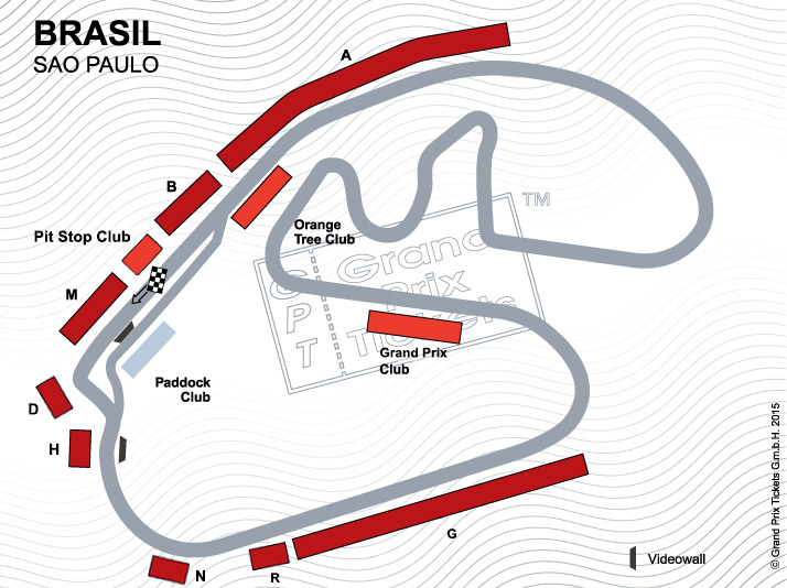 Brazil F1 Track & Grandstand Guide