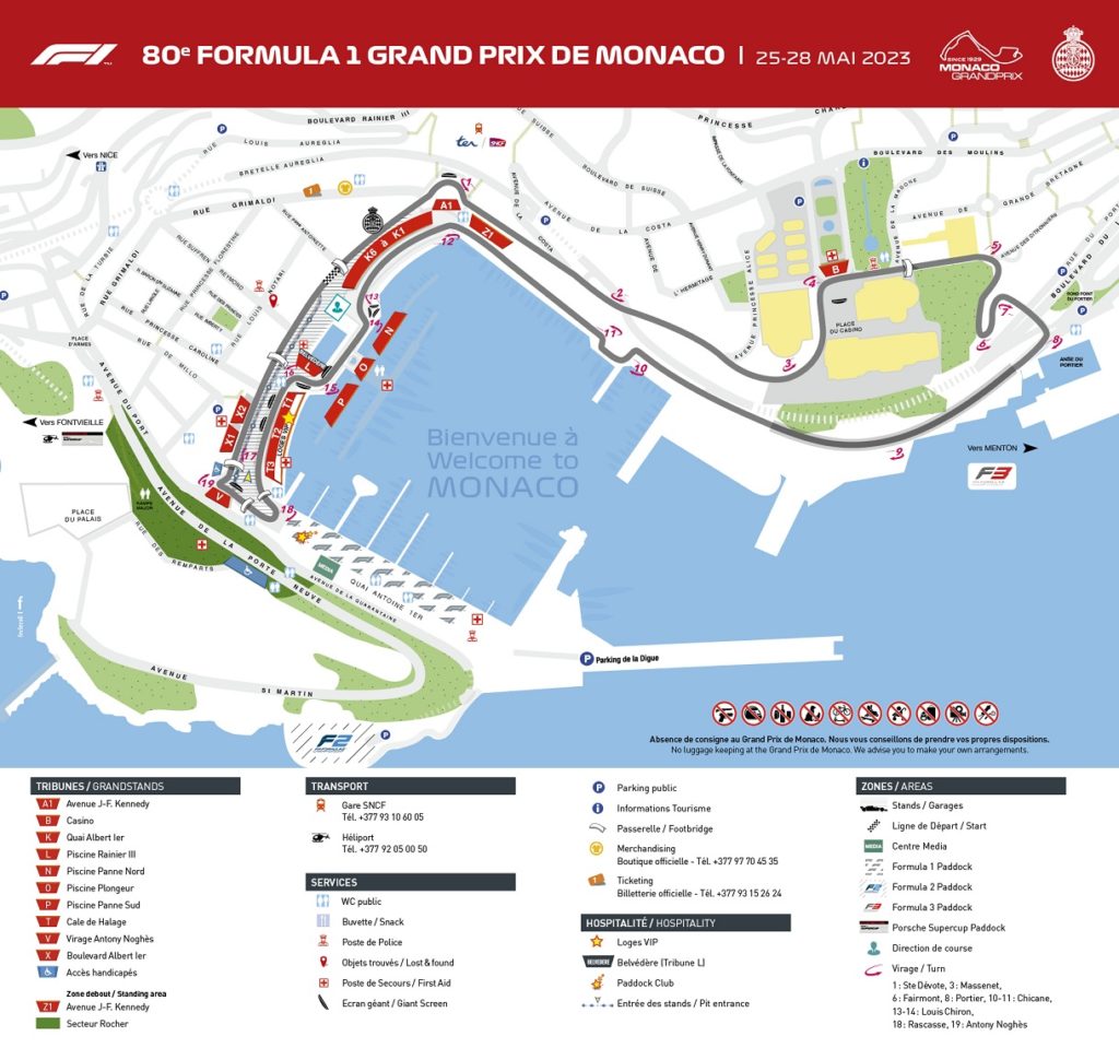 Las Vegas Grand Prix track, Circuit route and map