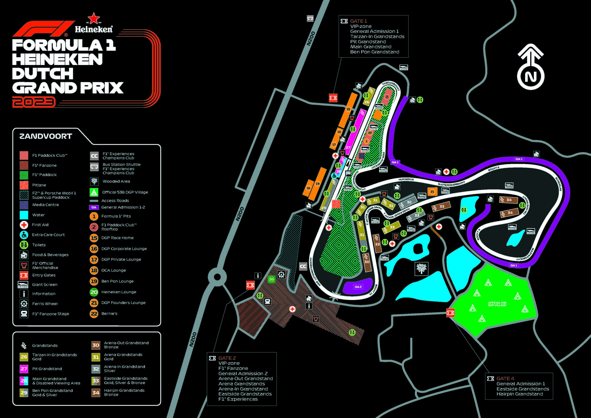Trackside at Zandvoort 2024 Dutch Grand Prix