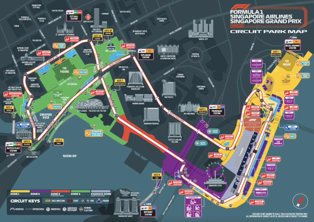 Trackside at Marina Bay 2024 Singapore Grand Prix