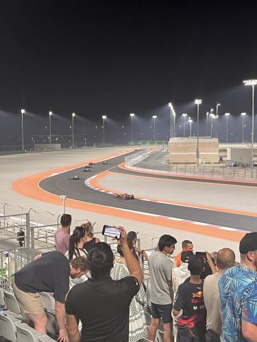 2023 Qatar GP Turn 2 Grandstand Facing Infield_9463