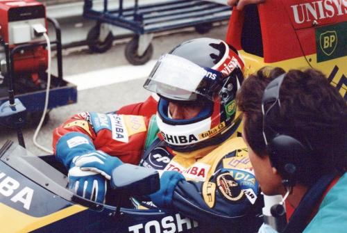 Larrousse 1990 Belgian Grand prix Nigel Barrett 1