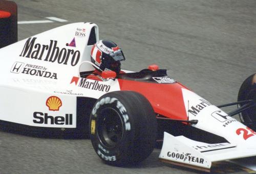 McLaren Berger 1990 Belgian Grand prix Nigel Barrett 7