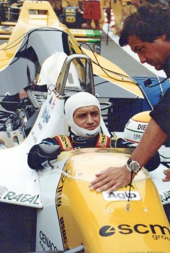 Mindardi Martini 1990 Belgian Grand prix Nigel Barrett 1